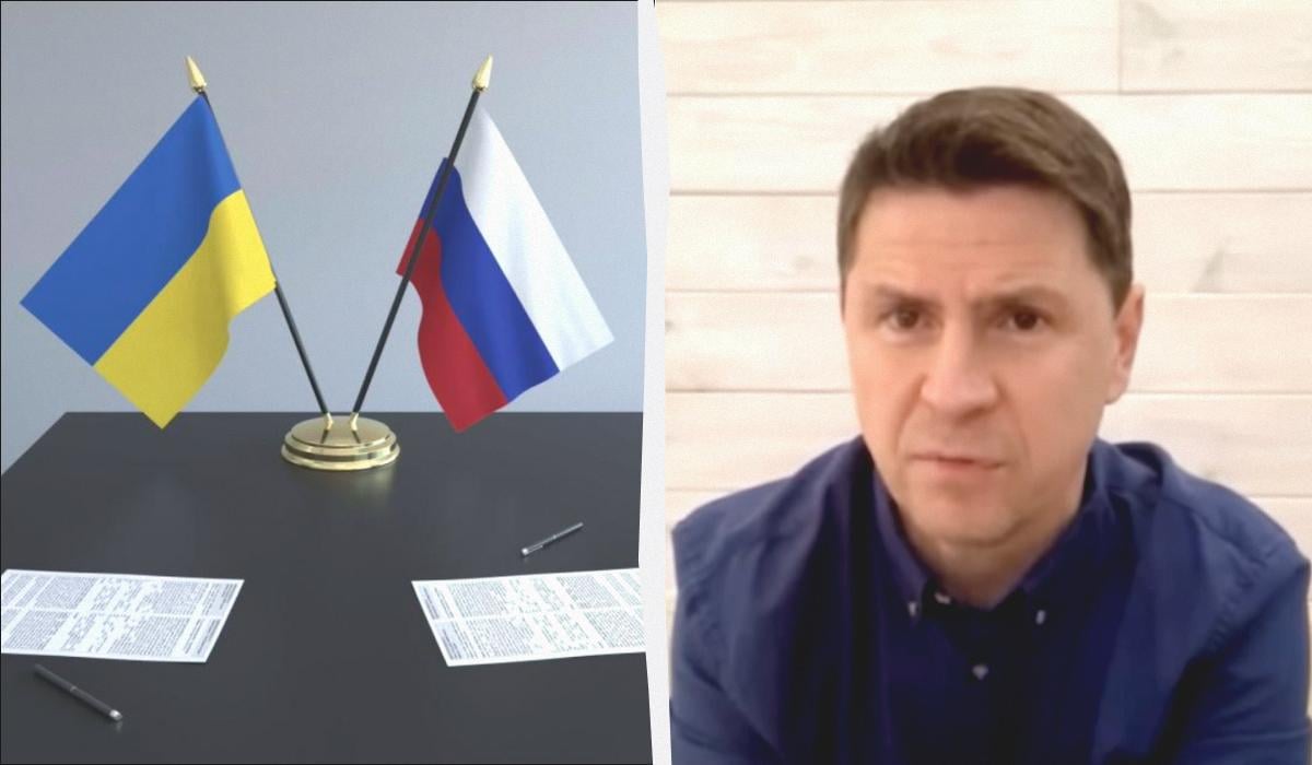 Переговоры между Украиной и РФ на сегодня невозможны, заявил Подоляк / коллаж УНИАН, фото ua.depositphotos.com, кадр из видео Переговоры между Украиной и РФ на сегодня невозможны, заявил Подоляк / коллаж УНИАН, фото ua.depositphotos.com, кадр из видео