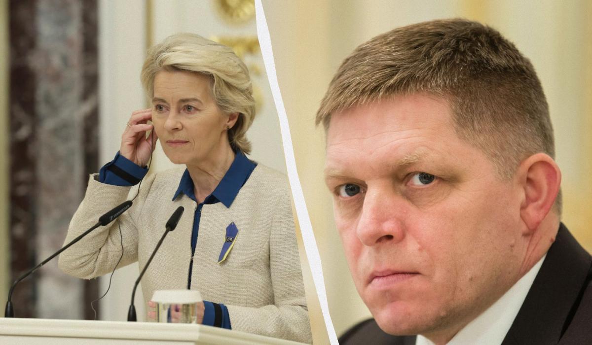Фицо подчеркнул, что Словакия нуждается в поддержке Еврокомиссии для таких договоренностей, поэтому их он и обсудит с фон дер Ляйен / коллаж УНИАН, фото УНИАН Фицо подчеркнул, что Словакия нуждается в поддержке Еврокомиссии для таких договоренностей, поэтому их он и обсудит с фон дер Ляйен / коллаж УНИАН, фото УНИАН