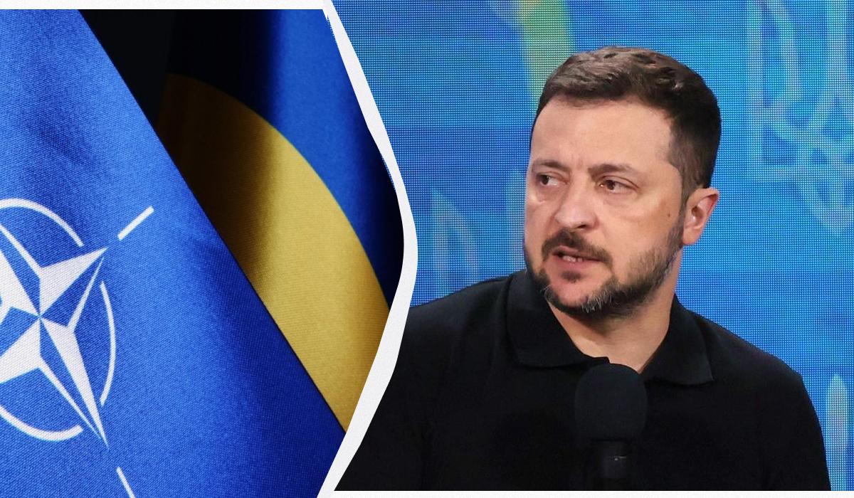 Зеленський відповів, від кого Україна чекає запрошення в НАТО / колаж УНІАН, фото depositphotos.com, УНІАН