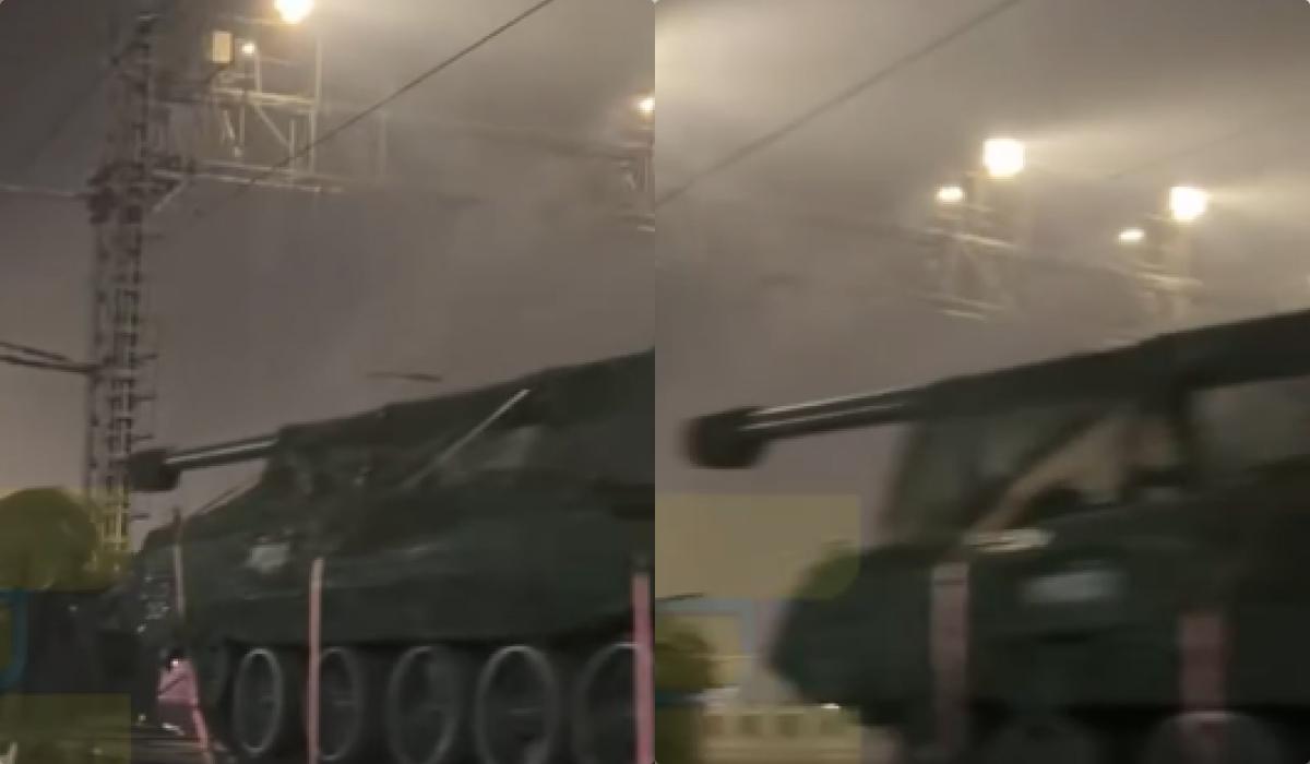 Північна Корея перекинула в Росію партію САУ "Коксан" / колаж УНІАН, скріншоти Північна Корея перекинула в Росію партію САУ "Коксан" / колаж УНІАН, скріншоти