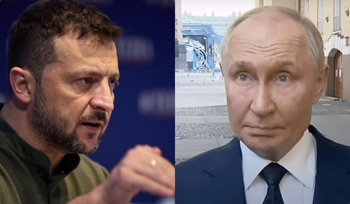 Зеленский назвал Путина старым фантазером / коллаж УНИАН, фото ОП, скриншот Зеленский назвал Путина старым фантазером / коллаж УНИАН, фото ОП, скриншот