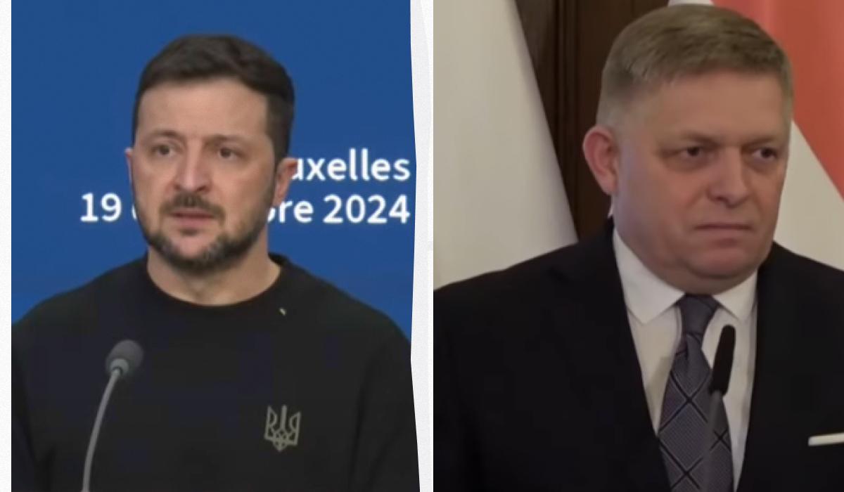 Фицо обвинил Зеленского в попытке подкупа / Коллаж УНИАН, скриншоты