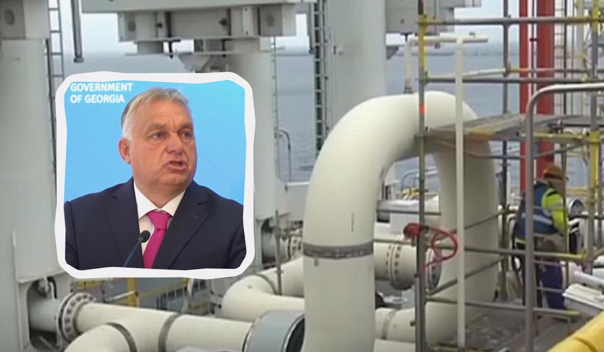 Орбан вигадав "трюк" щодо транзиту російського газу через Україну / Колаж УНІАН, скріншоти Орбан вигадав "трюк" щодо транзиту російського газу через Україну / Колаж УНІАН, скріншоти
