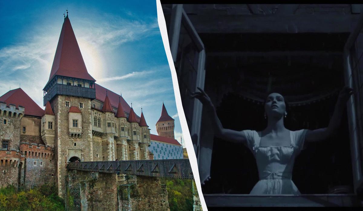 Часть сцен "Носферату" снимали в замке Корвинов в Румынии / фото pixabay.com / 14sica, скриншот Часть сцен "Носферату" снимали в замке Корвинов в Румынии / фото pixabay.com / 14sica, скриншот