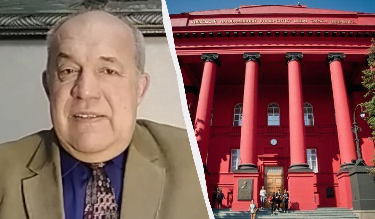 Никита Василенко уже не впервые портит имидж столичному университету / коллаж УНИАН, фото univ.kiev.ua, кадр из видео Никита Василенко уже не впервые портит имидж столичному университету / коллаж УНИАН, фото univ.kiev.ua, кадр из видео