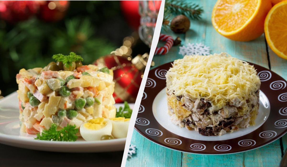 Вкусные салаты на Новый год / коллаж УНИАН, фото ua.depositphotos.com Вкусные салаты на Новый год / коллаж УНИАН, фото ua.depositphotos.com