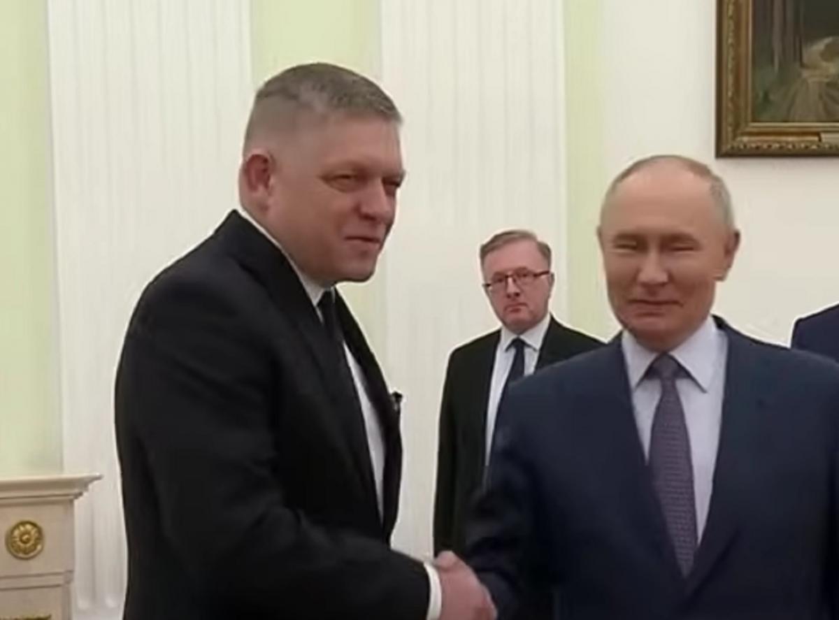 По словам Путина, Словакия готова предоставить площадку для переговоров по войне в Украине / скриншот По словам Путина, Словакия готова предоставить площадку для переговоров по войне в Украине / скриншот