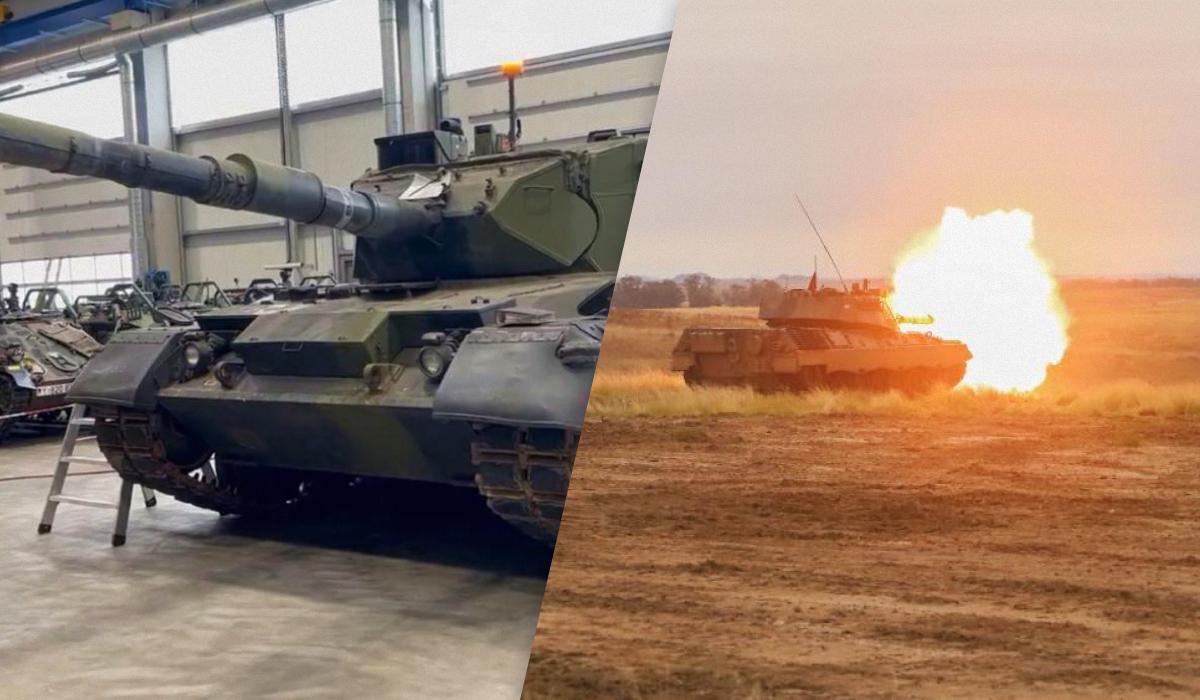Германия наращивает поставки Leopard 1 / коллаж УНИАН, скриншот,  фото Exército Brasileiro / Flikr