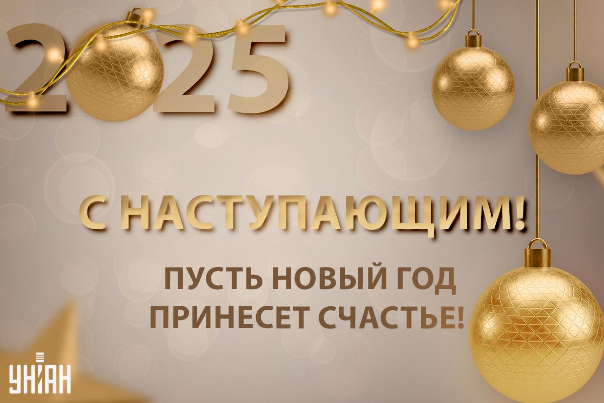 Поздравление с наступающим Новым годом / картинка УНИАН Поздравление с наступающим Новым годом / картинка УНИАН