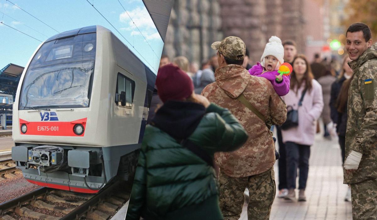 Військові можуть придбати до чотирьох квитків одночасно на потрібний потяг / колаж УНІАН, фото УНІАН Військові можуть придбати до чотирьох квитків одночасно на потрібний потяг / колаж УНІАН, фото УНІАН