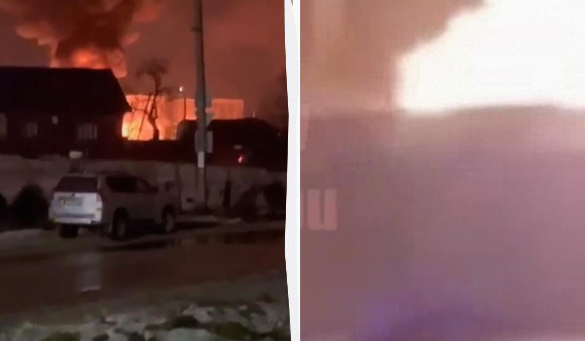 На нефтебазе возник сильный пожар / коллаж УНИАН, скриншоты На нефтебазе возник сильный пожар / коллаж УНИАН, скриншоты