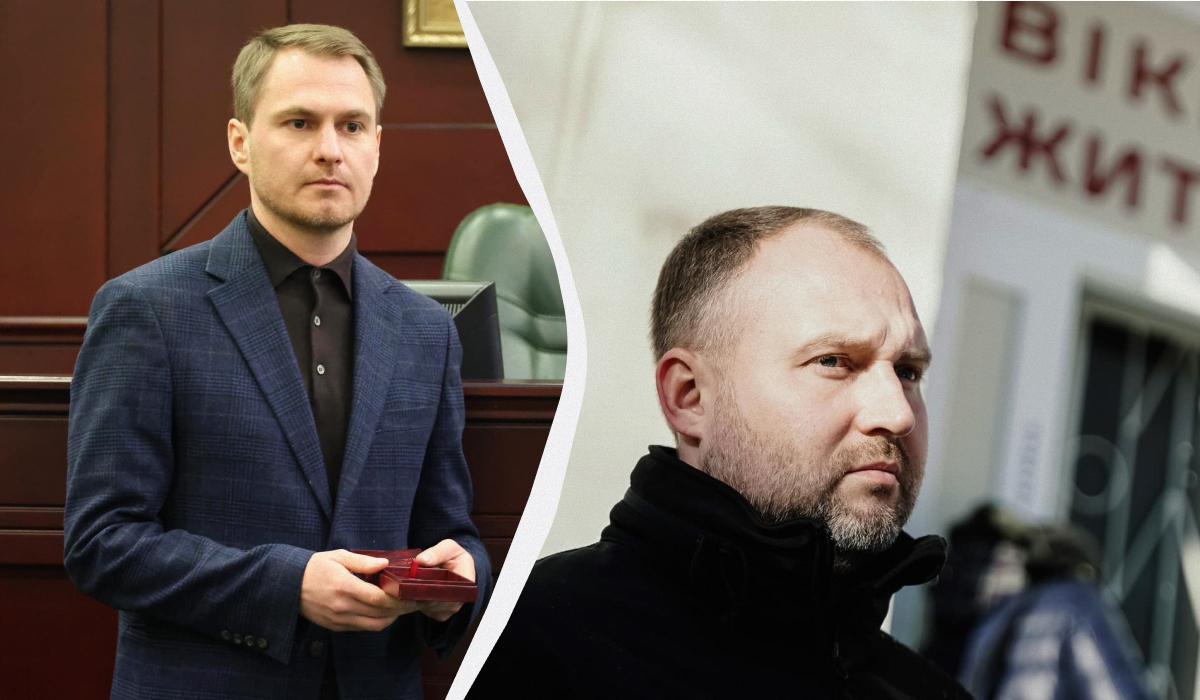 Previously, Ruslan Kravchenko and Philip Pronin held the positions of heads of Kyiv and Poltava OVAs / UNIAN collage, photo Facebook/Ruslan Kravchenko, Philip Pronin