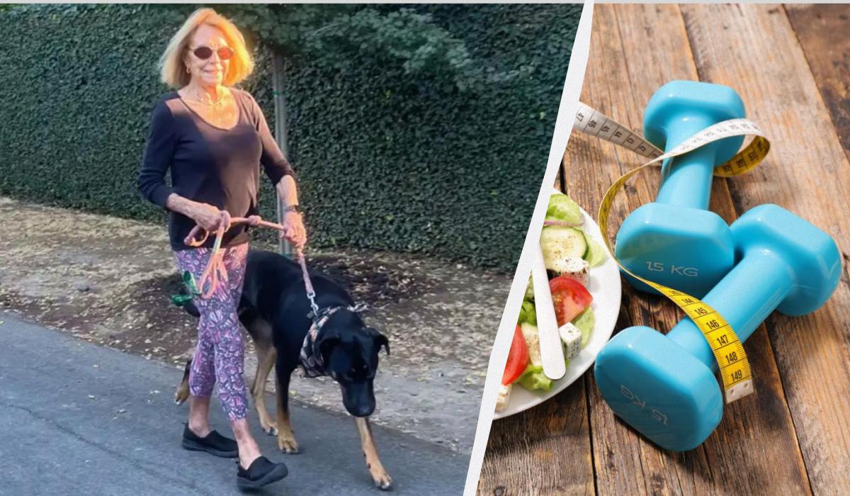 90-летняя женщина до сих пор интенсивно тренируется / фото  Joyce Hanna, ua.depositphotos.com