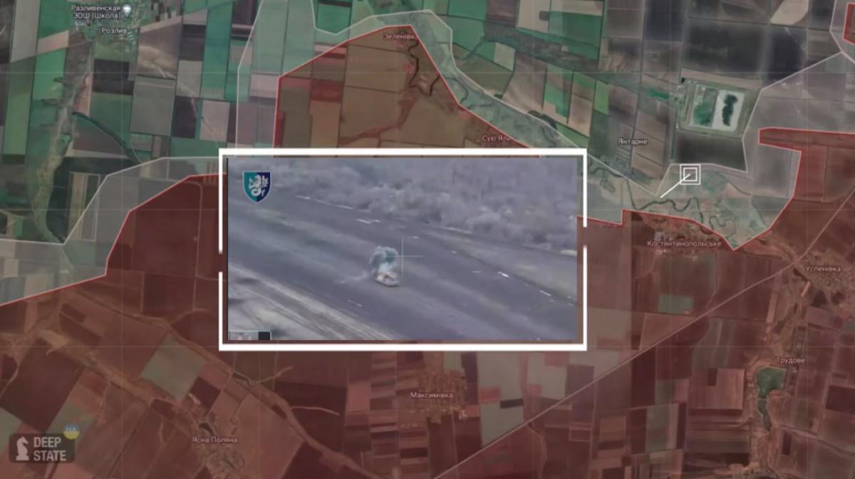 ЗСУ відбили ворожий штурм біля Янтарного / скріншот із відео ЗСУ відбили ворожий штурм біля Янтарного / скріншот із відео