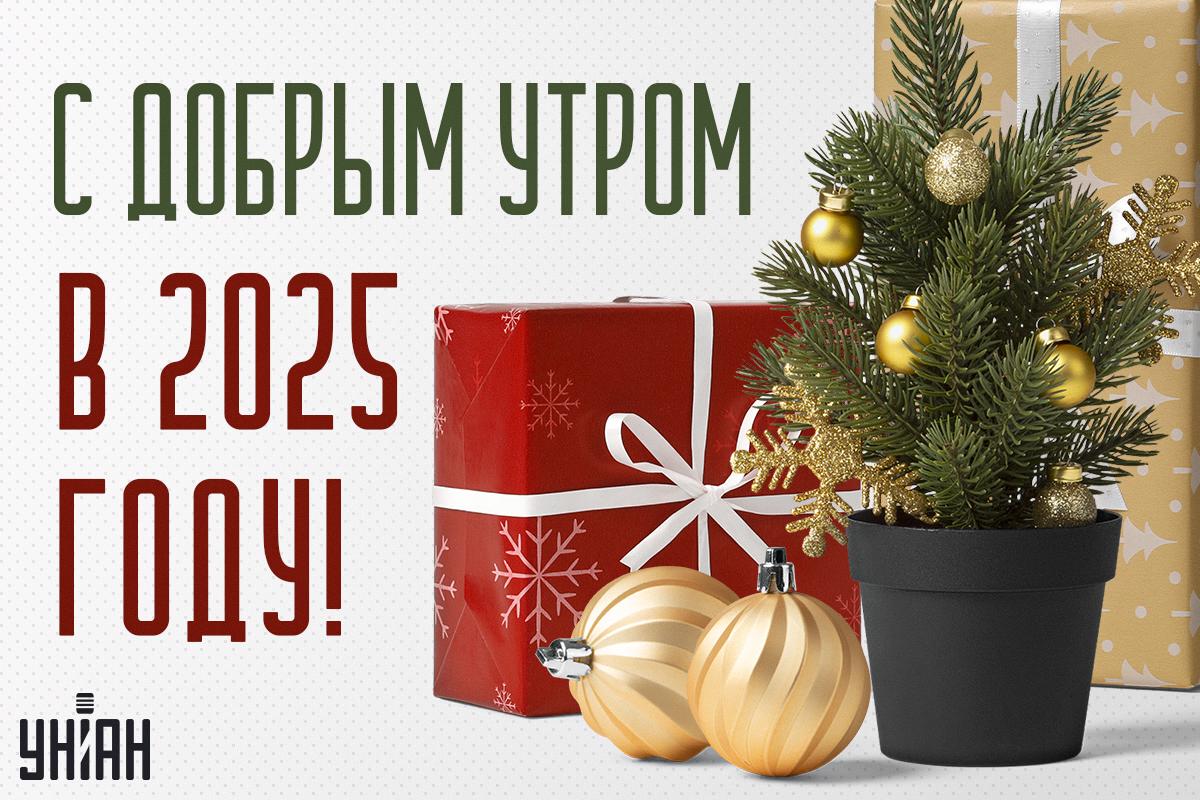 С Новым годом 2025 / картинка УНИАН С Новым годом 2025 / картинка УНИАН