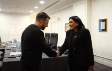 "Питання контролю над Чорноморським регіоном": Зеленський зустрівся з президенткою Грузії