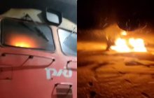 В России уничтожили истребитель Су-30 и три локомотива: в ГУР показали видео