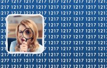 Нужно найти лишнюю цифру среди сотни "1217" за 11 секунд: сверхсложная головоломка