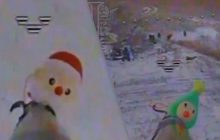 На Курщині дрони з різдвяними прикрасами влаштували полювання за військовими КНДР (відео)