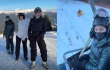 Оля Полякова показала, как проводит время в Буковеле с дочками