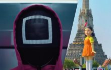 Гігантська лялька з "Гри в кальмара" ожила в Таїланді: відео масштабного промо другого сезону