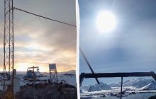 Полярники сняли впечатляющее видео в день летнего солнцестояния