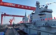 Китай спустив на воду перший корабель-гігант Type 076