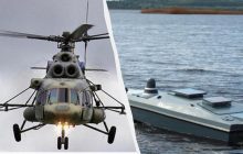 Український морський дрон вперше збив російський гелікоптер: Буданов розкрив деталі