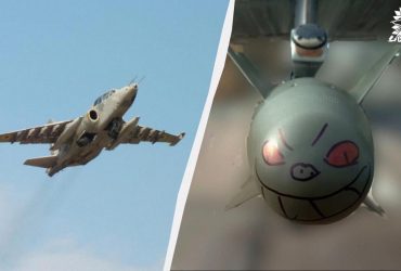 З'явилось перше фото українського Су-25 з новою французькою авіабомбою