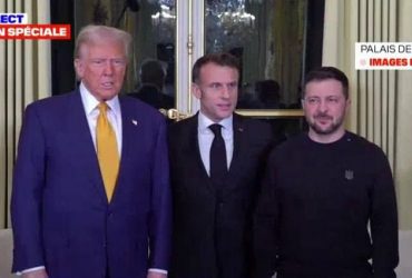 В Парижі пройшла зустріч Зеленського з Трампом та Макроном