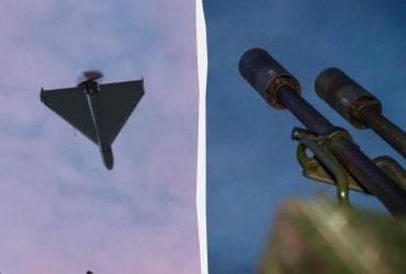 Украина под массированным налетом дронов