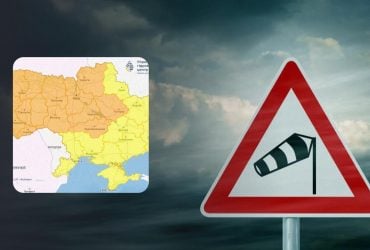 В Україні прогнозують небезпечний вітер до 28 м/с: де штормитиме (карта)