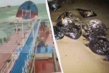 Крушение российских танкеров с нефтью: экокатастрофа набирает обороты (видео)