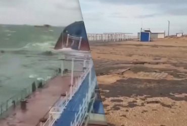 Катастрофа в Чорному морі: мазут від російських танкерів вже біля Криму