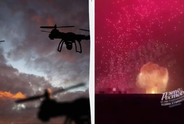 Дрони СБУ висадили в повітря склад боєприпасів у Ростовській області, - джерела (відео)