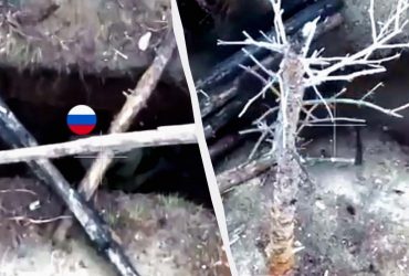 Френдли фаер года: оккупант воевал с дроном гранатой, но минусовал товарища (видео)