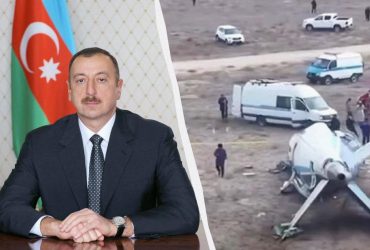 Офіційно: Алієв підтвердив, що РФ збила літак, який впав в Актау