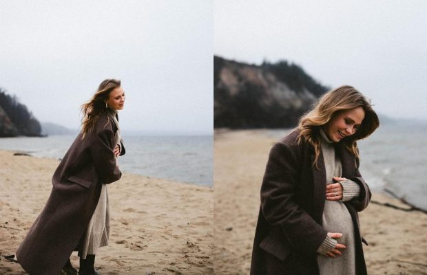 Анна Кошмал показала округлий животик на останніх місяцях вагітності