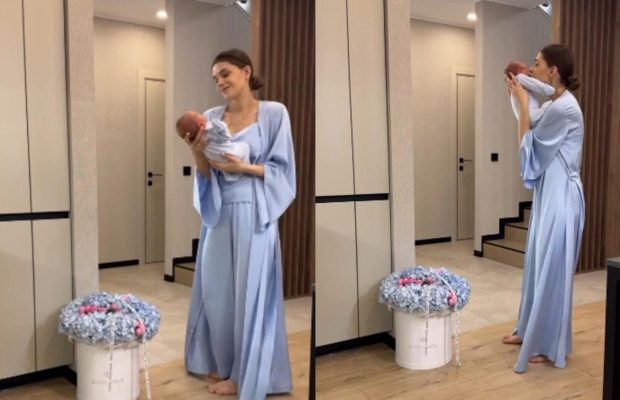 "Мама топ": дружина Остапчука замилувала мережу ніжними кадрами з сином