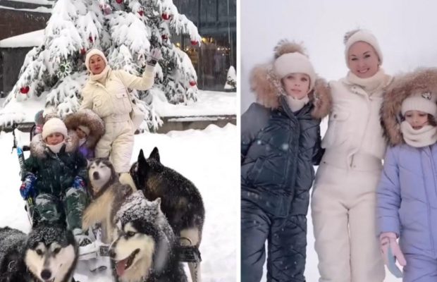 "Безцінний час": Бужинська показала, як розважається з дітьми на зимових канікулах