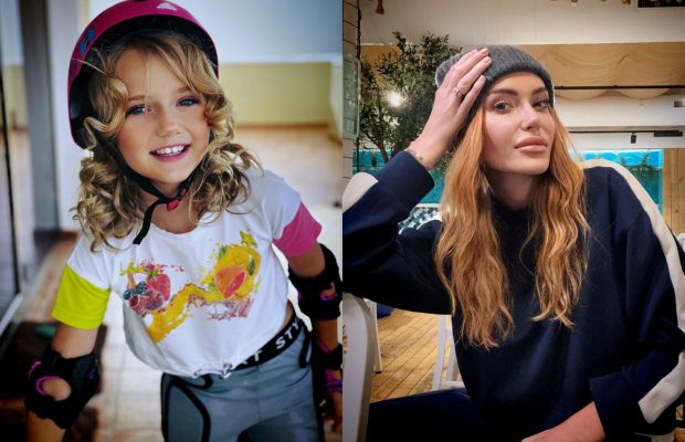 Слава Камінська зачарувала мережу новим фото доньки на роликах