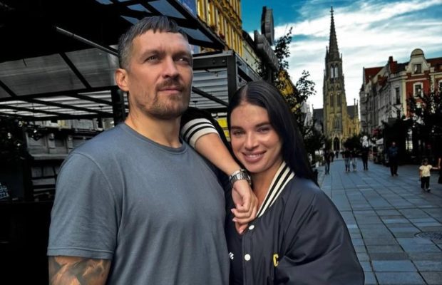 Дружина Олександра Усика показала, як емоційно вболівала за коханого в бою з Ф'юрі (відео)