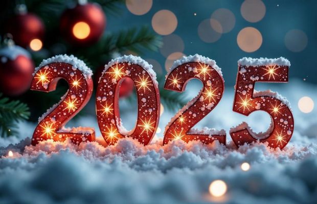 Наступил 2025 год: красивые поздравления и красочные открытки
