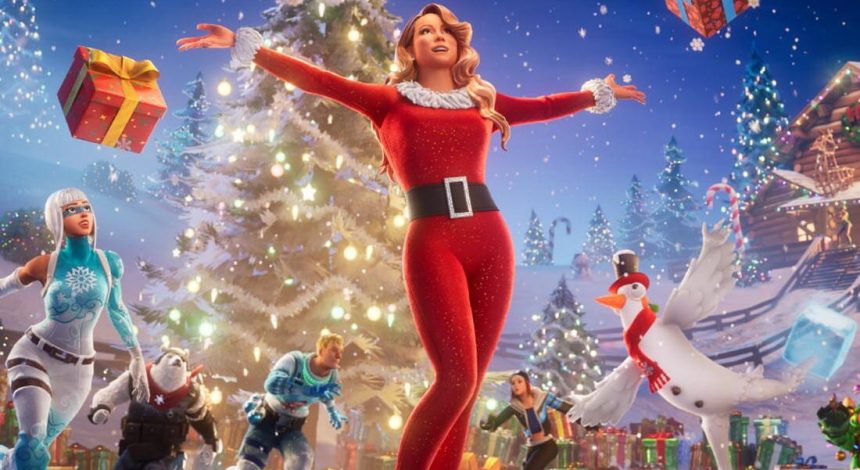 Мэрайя Кэри выступила в Fortnite со своим хитом All I Want for Christmas is You