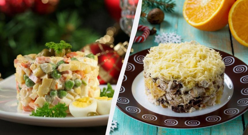 4 самых вкусных салата на Новый год 2025: обязательно приготовить на праздник