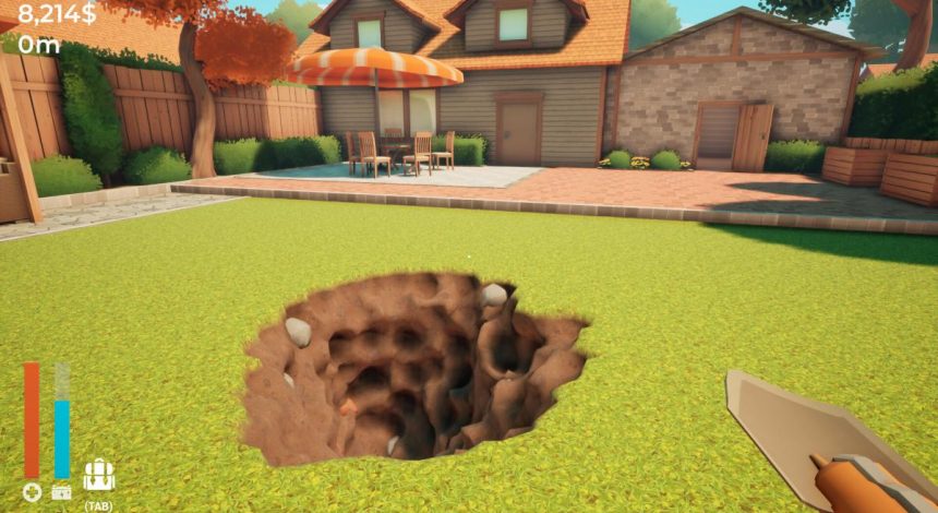 В Steam выйдет игра про копание ямы на заднем дворе
