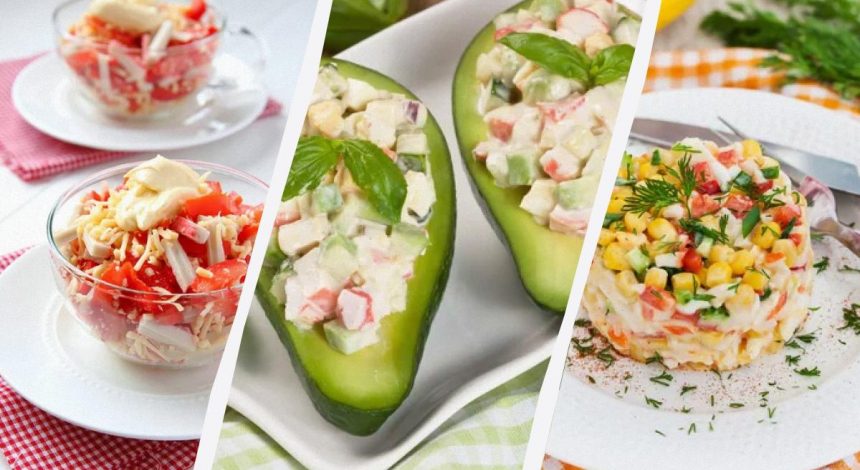 4 рецепта крабового салата, которых вы точно не знаете: нужно попробовать на Новый год