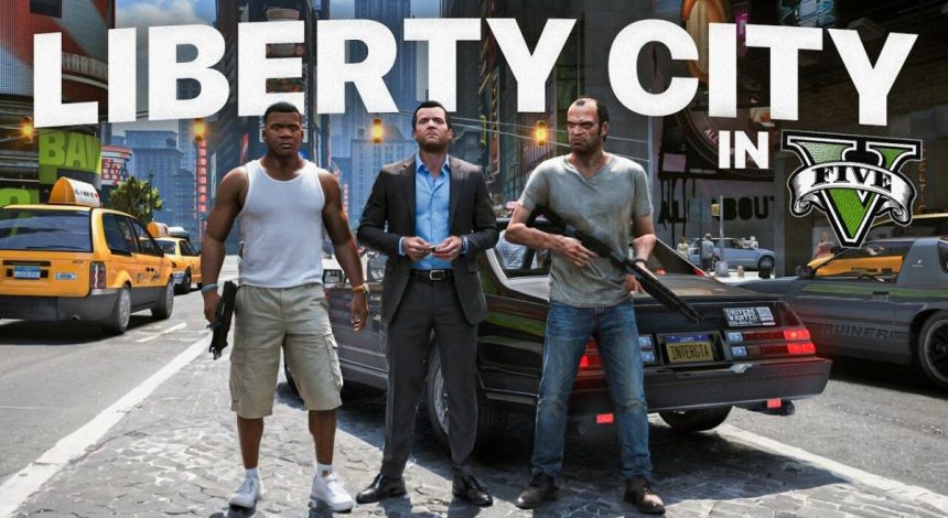 Фанаты GTA перенесли Либерти-Сити в GTA 5, выглядит впечатляюще