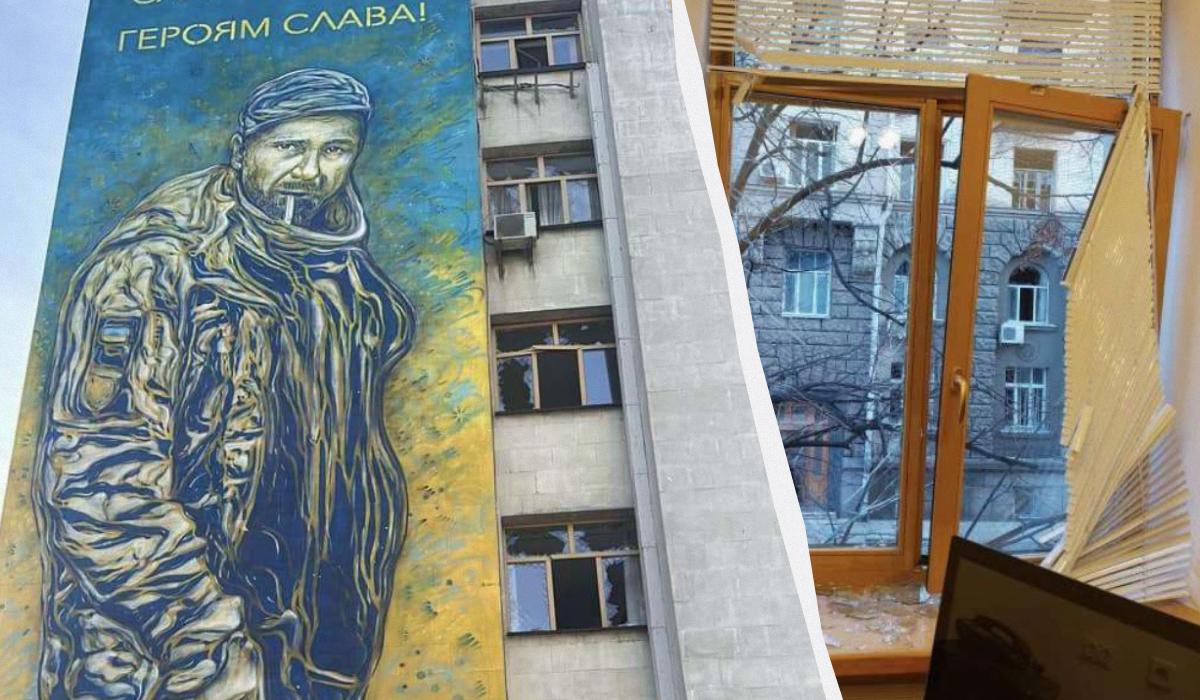 Последствия атаки на столицу / Коллаж УНИАН / фото ВР Последствия атаки на столицу / Коллаж УНИАН / фото ВР