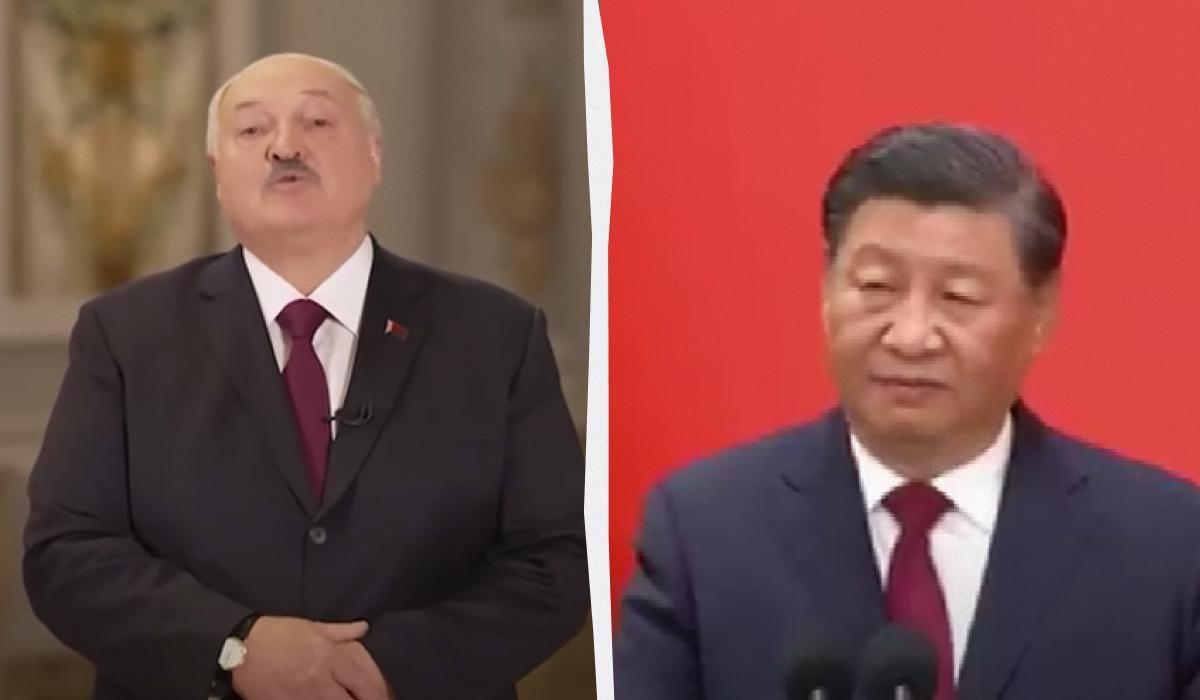 Лукашенко знову зібрався до Китаю / Колаж УНІАН, скріншоти Лукашенко знову зібрався до Китаю / Колаж УНІАН, скріншоти